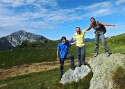 TRE PIZZI e PIETRA QUADRA dalla Conca di Mezzeno (23-07-2014)